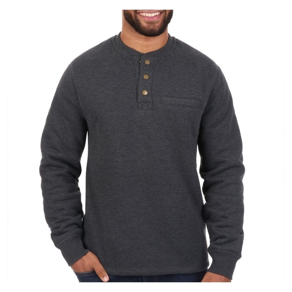 Coleman Men's Long Sleeve Sherpa Crew Sweatshirt Small